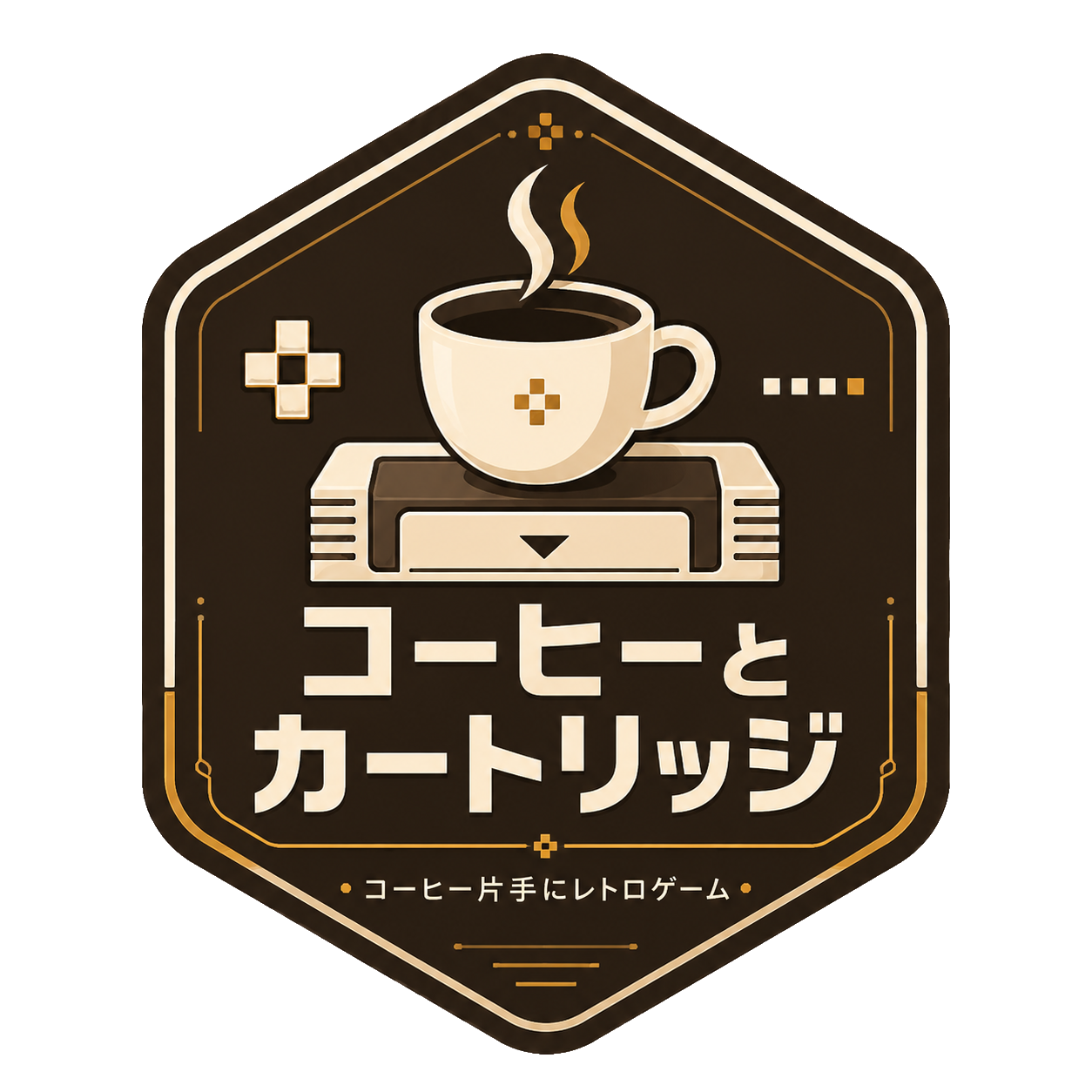 コーヒーとカートリッジ ロゴ
